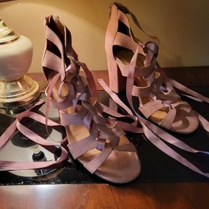 Charlotte Russe strappy heels sz 8.5